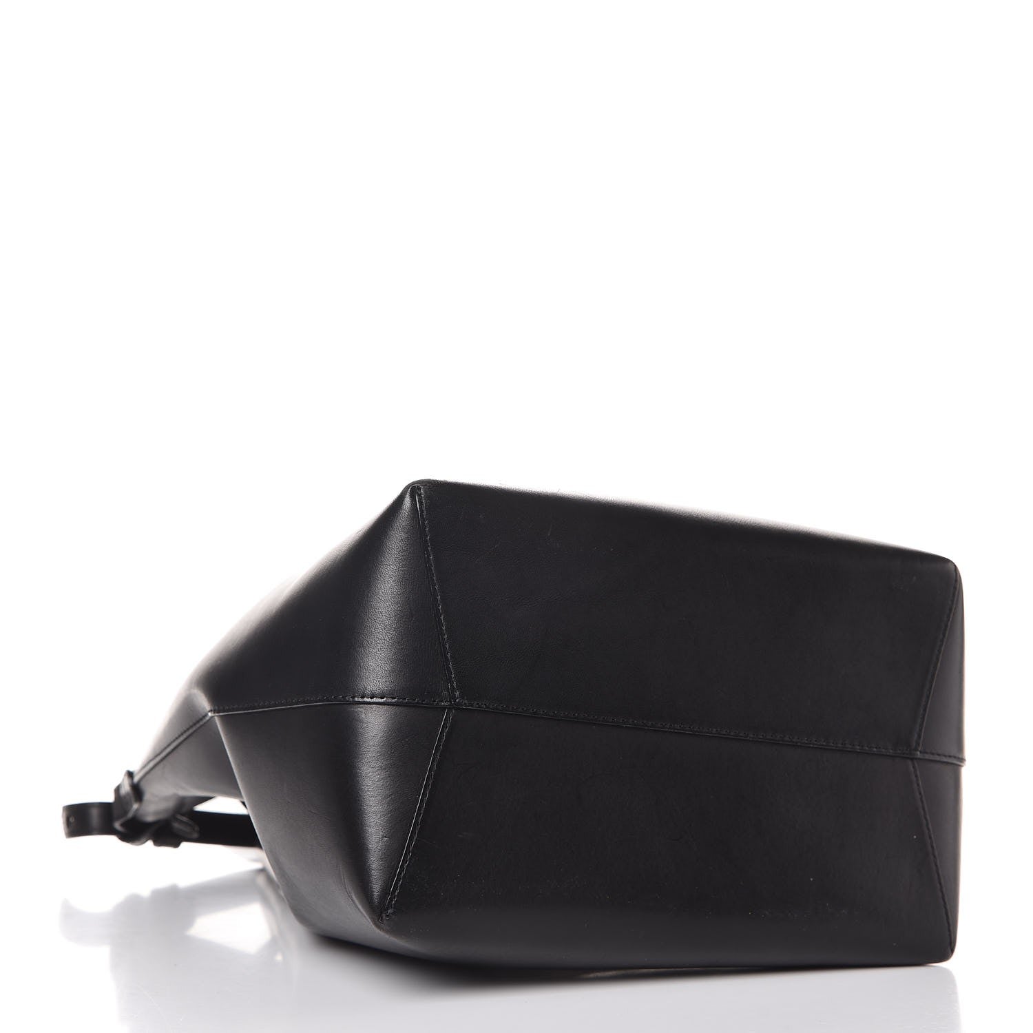 Mansur Gavriel Vegetable Tanned Calfskin Bucket Bag Black Flamma 5 of 13