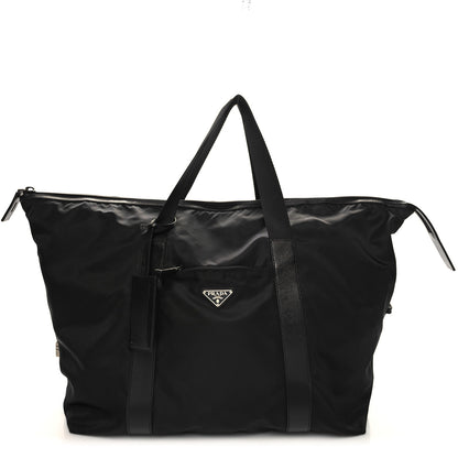 Prada Tessuto Nylon Saffiano Carry On Travel Bag Black 1 of 12