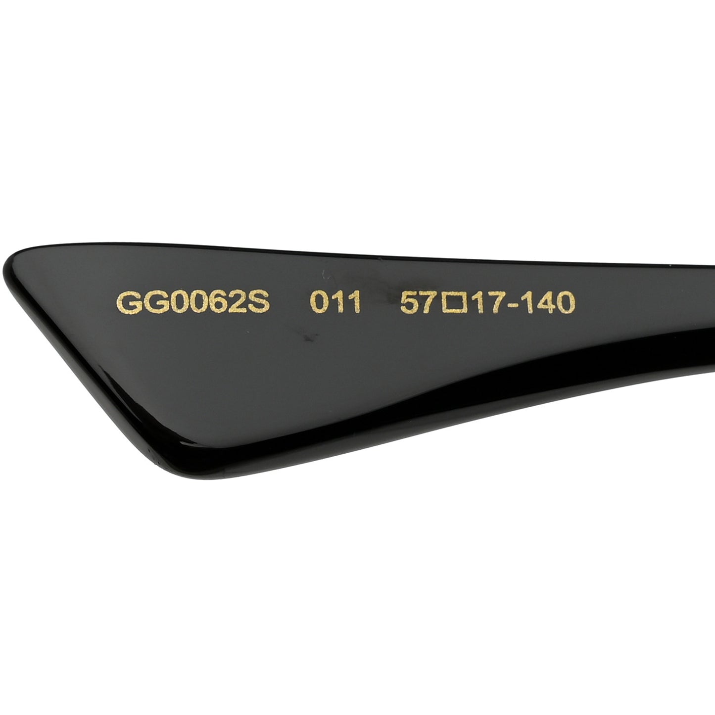 Aviator Sunglasses GG0062S Black Gold