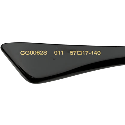 Gucci Aviator Sunglasses GG0062S Black Gold 6 of 7