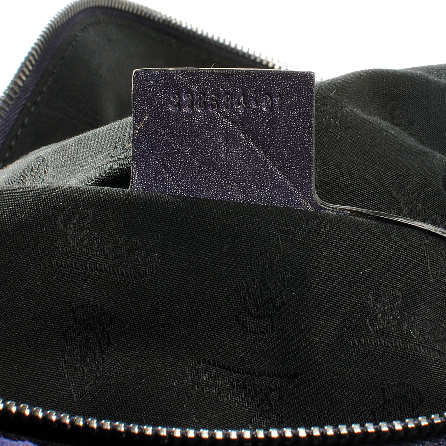 Suede Icon Bit Shoulder Bag Purple