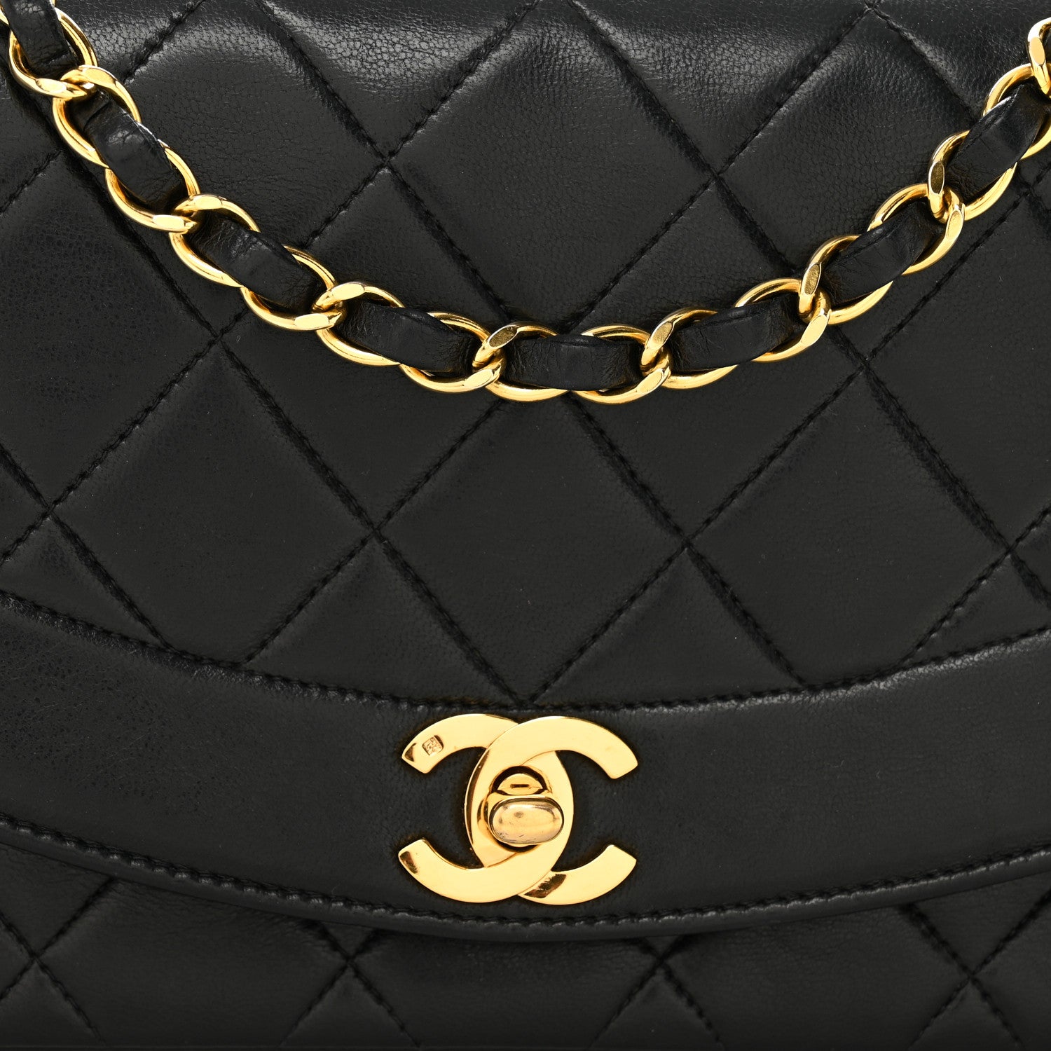 Chanel Lambskin Quilted Small Single Flap Black 9 of 11