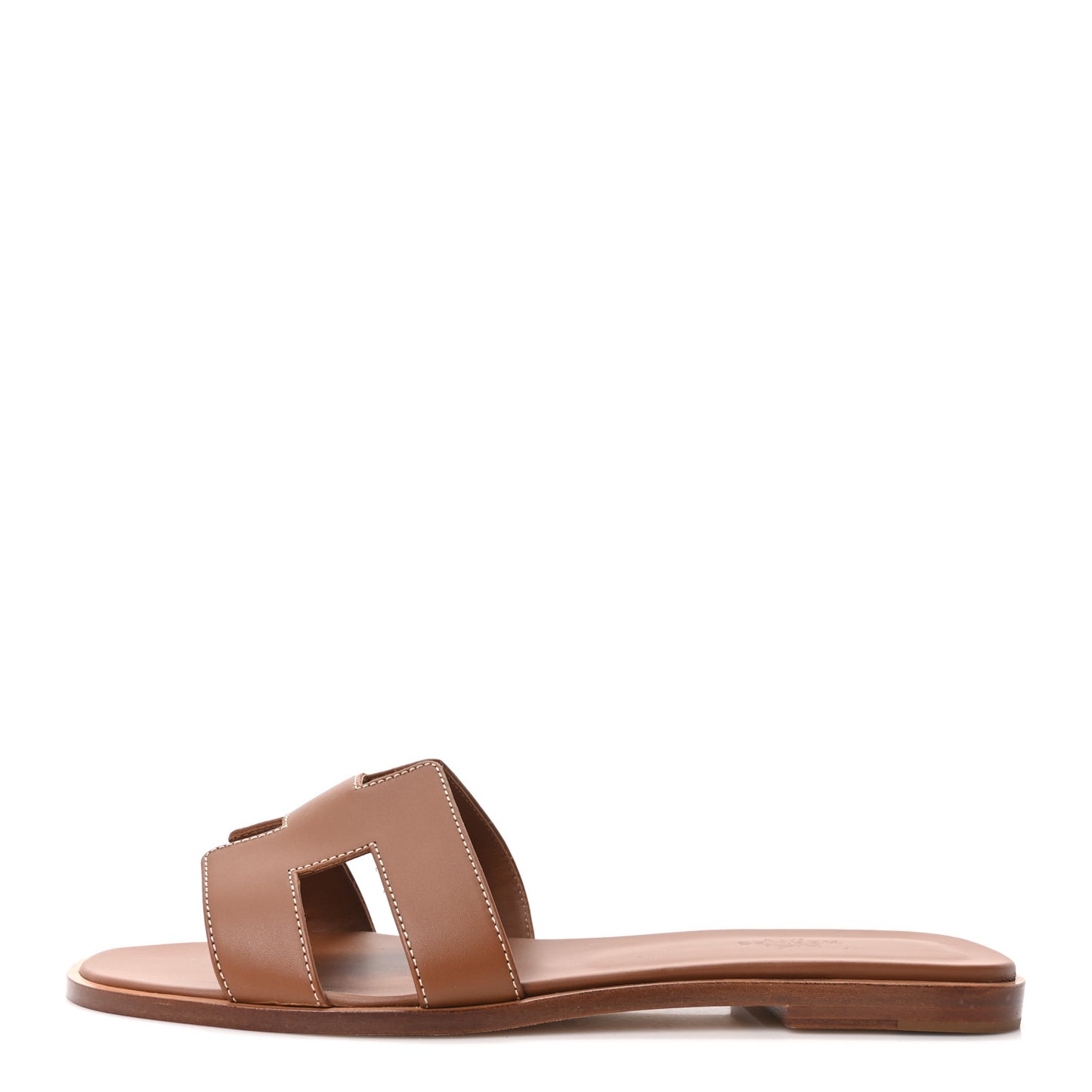 Box Calfskin Oran Sandals 41 Gold