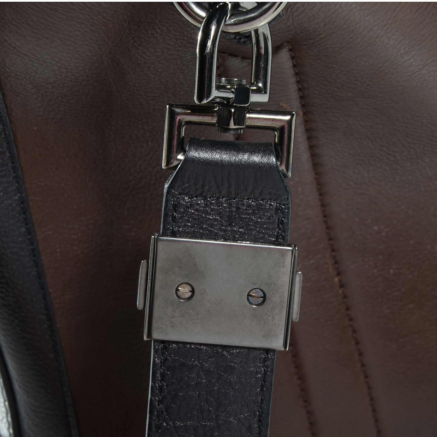 Givenchy Calfskin Medium Bi-Color Antigona Brown Black 10 of 10