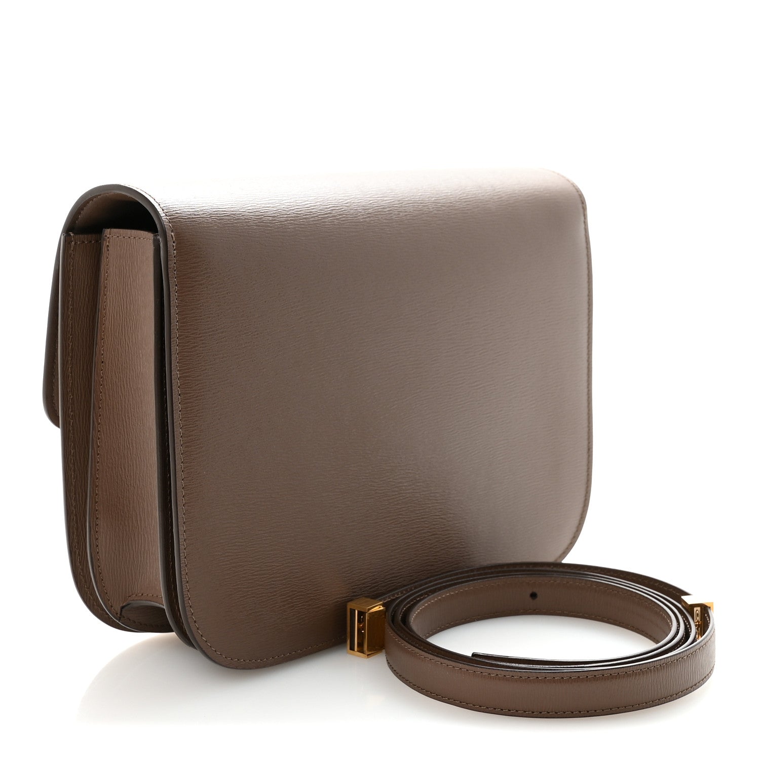 Celine Liege Calfskin Medium Classic Box Flap Bag Taupe 3 of 10