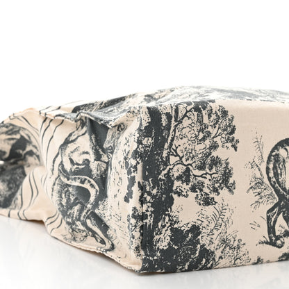 Christian Dior Straw Dioriviera Tote Grey 7 of 11