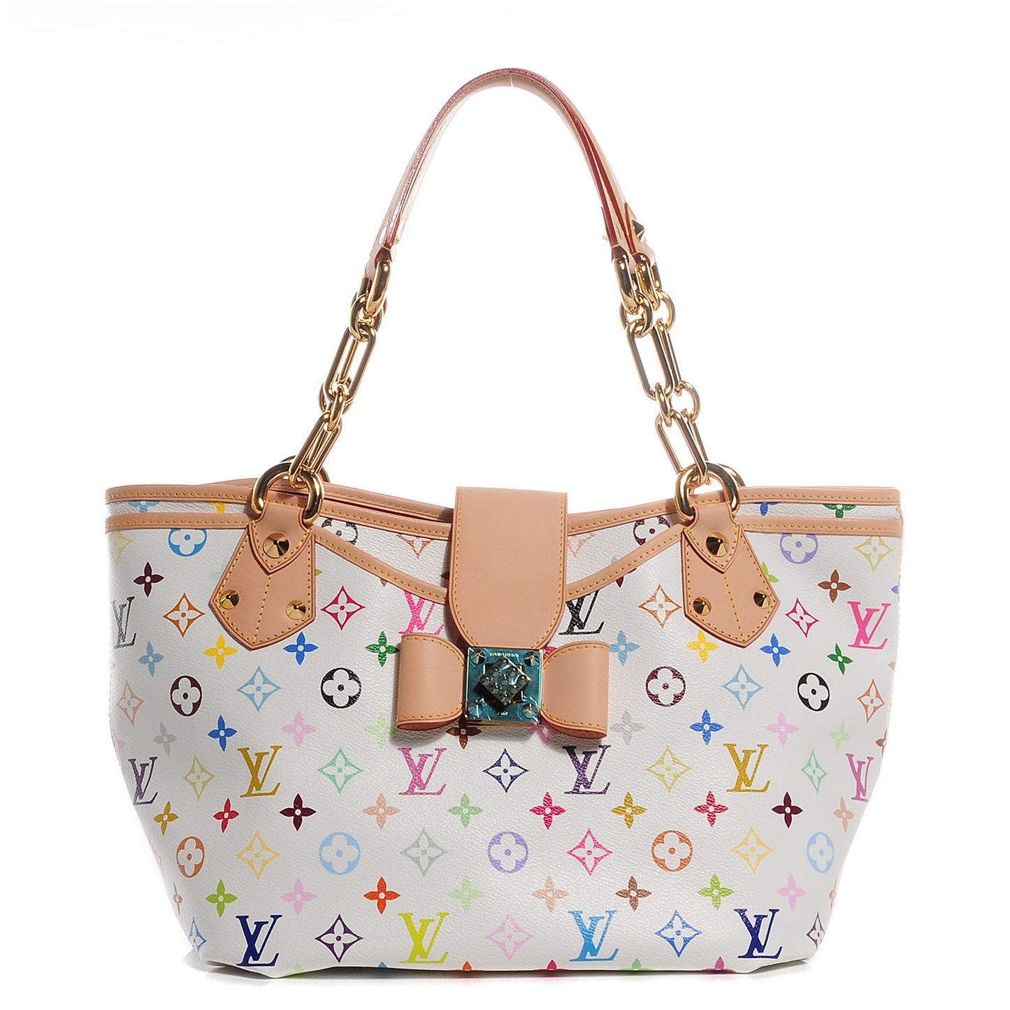 Monogram Multicolor Annie GM White