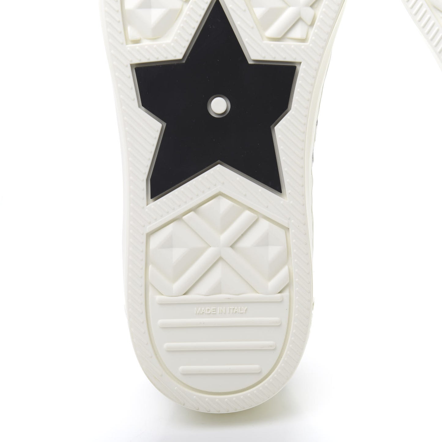 Canvas Oblique Walk'N'Dior Low Top Sneakers 38.5 Grey Stone