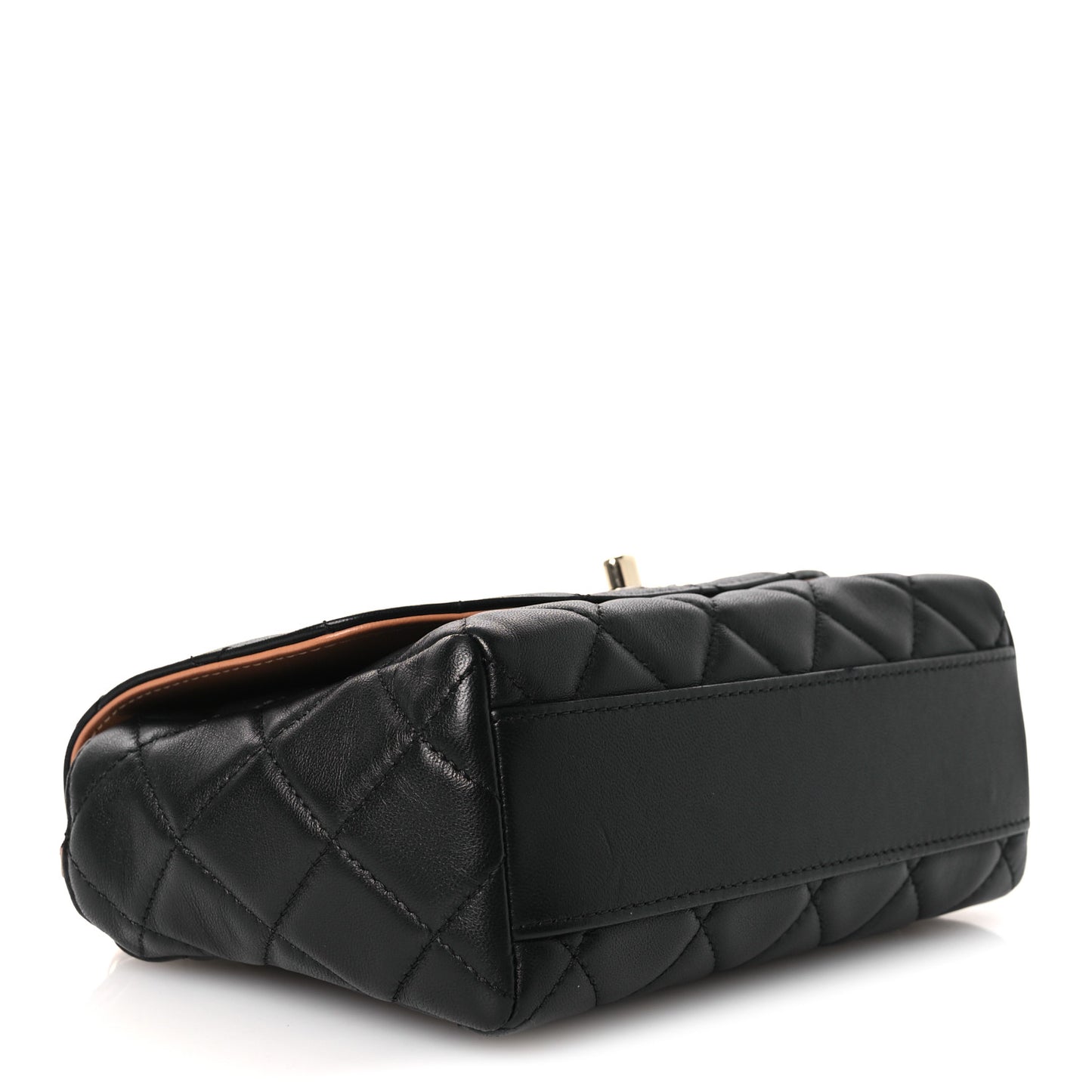 Lambskin Mixed Fibers Quilted Cocovado Flap Black