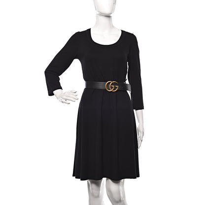 Gucci Calfskin Double G 40mm Belt 80 32 Black 2 of 7