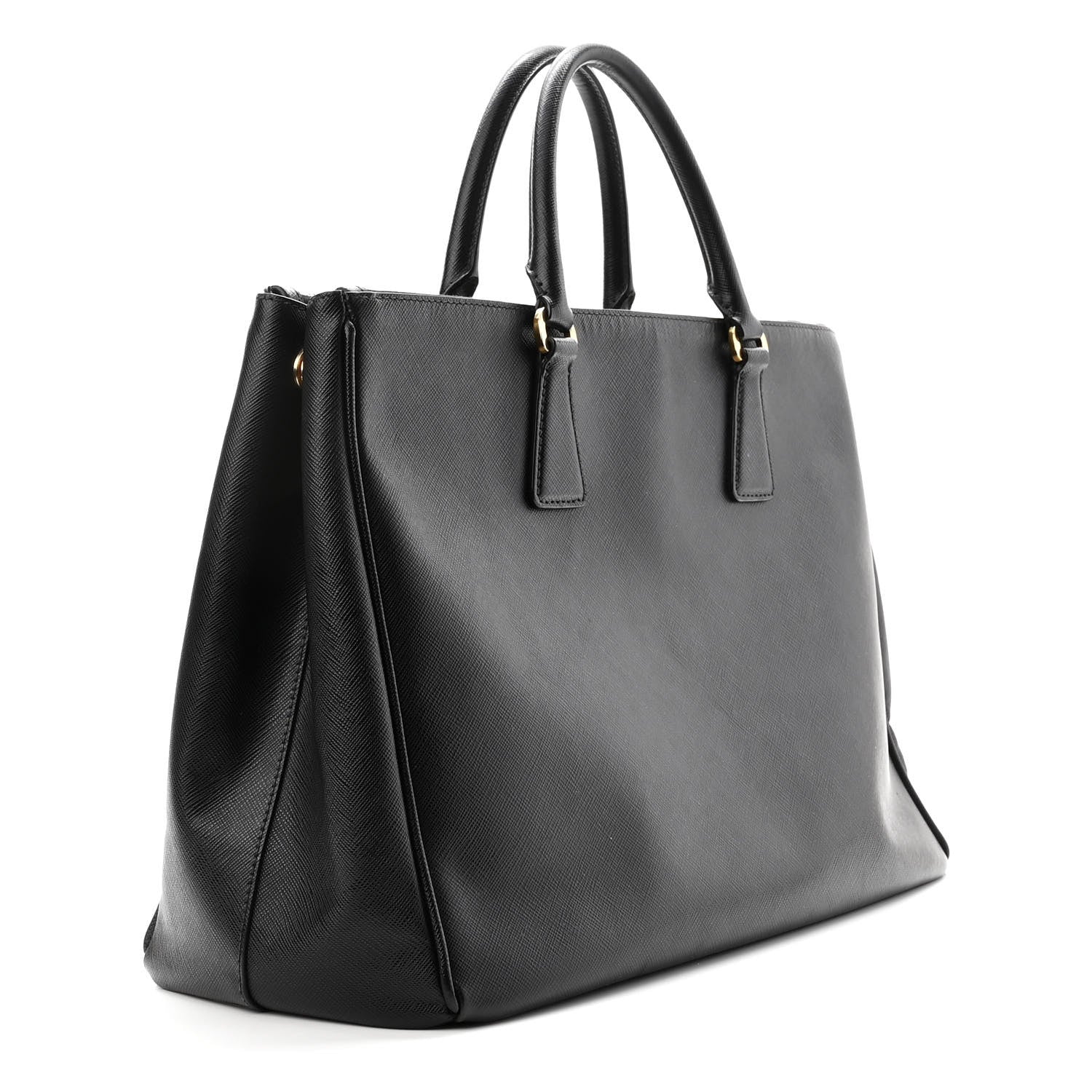 Prada Saffiano Large Galleria Double Zip Tote Black 3 of 10