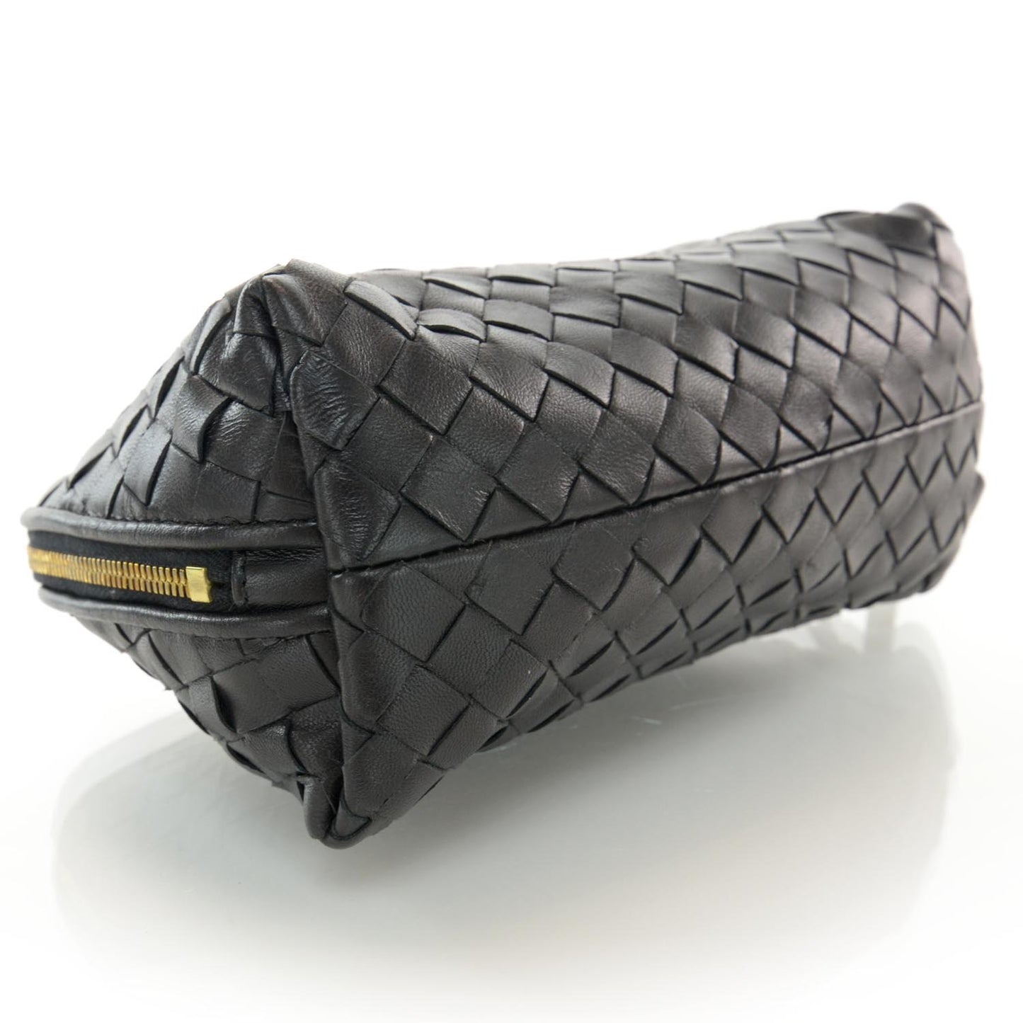 Nappa Intrecciato Cosmetic Case Black