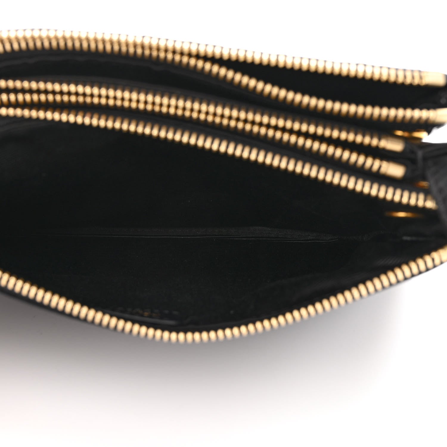 Celine Sequin Small Trio Crossbody Bag Black 7 of 12
