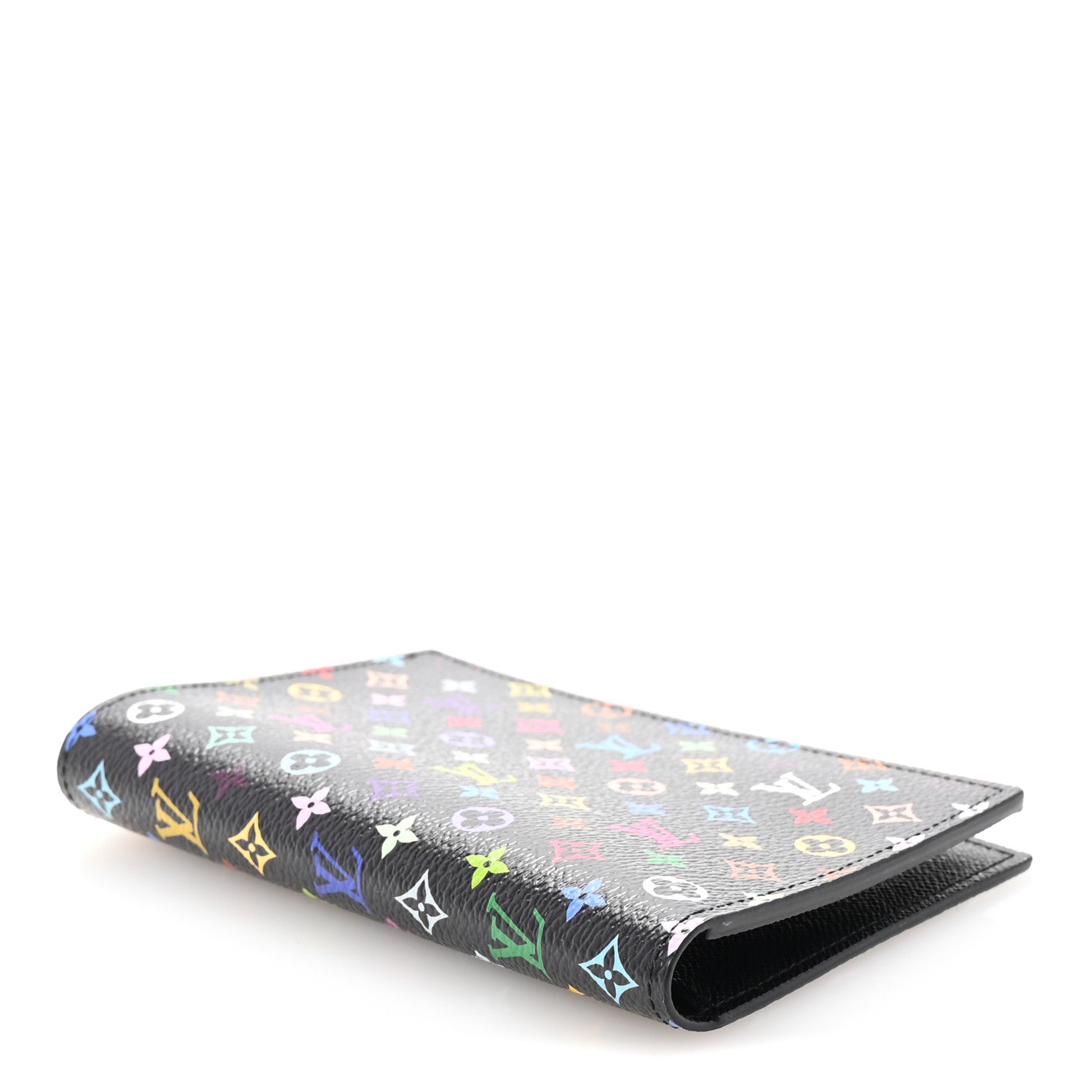 Louis Vuitton LV X TM Monogram Multicolor Passport Cover Black 4 of 6
