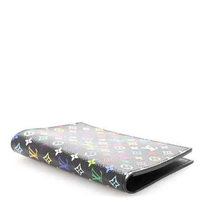 Louis Vuitton LV X TM Monogram Multicolor Passport Cover Black 4 of 6