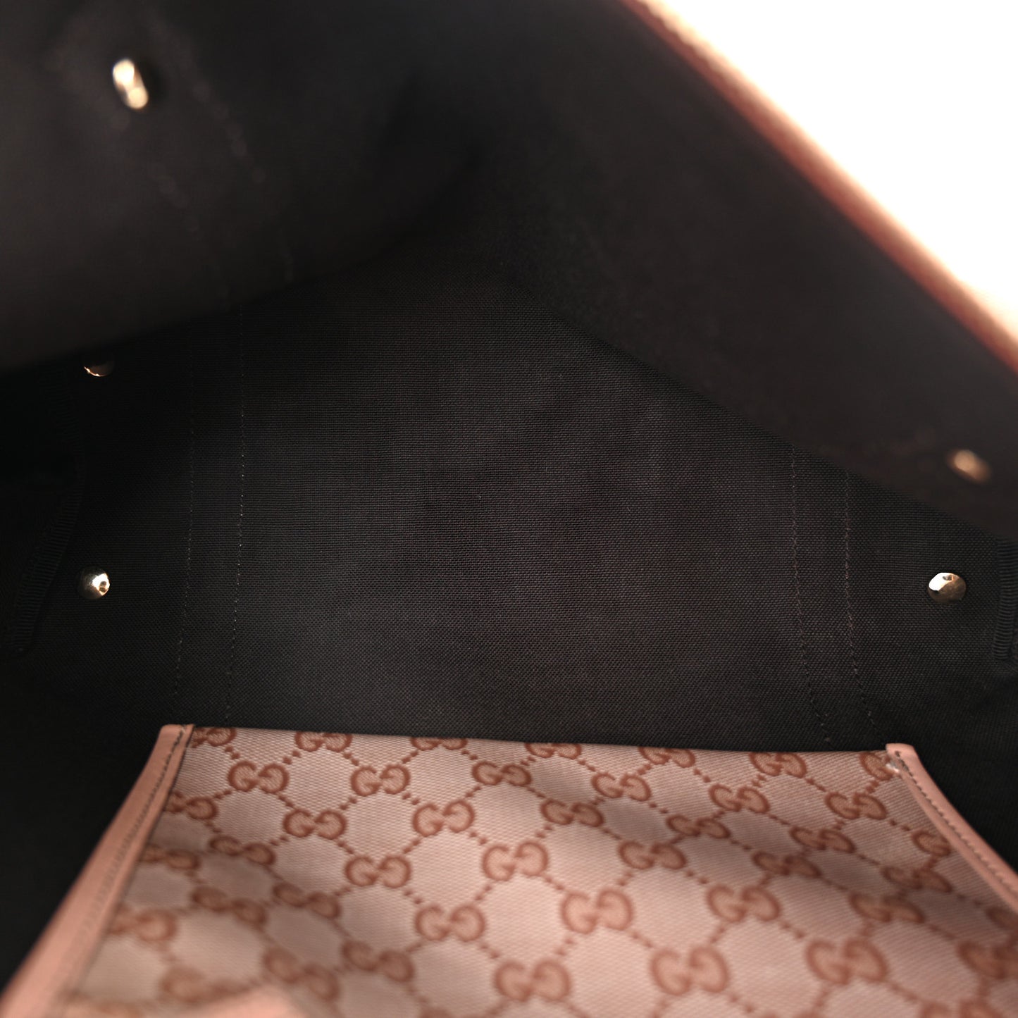 Crystal Monogram Medium Abbey Tote Blush