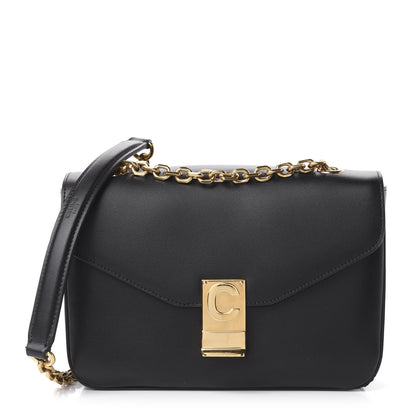 Celine Shiny Calfskin Medium C Bag Black 1 of 13