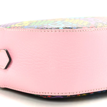 Gucci GG Supreme Monogram Psychedelic Shoulder Bag Black Multicolor Sugar Pink 8 of 10