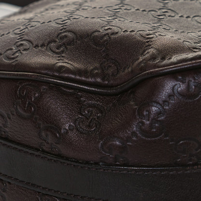 Gucci Guccissima Medium GG Twins Hobo Dark Brown 7 of 14
