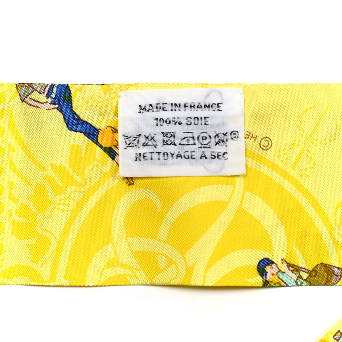Silk Ex-Libris Les Parisie Twilly Jaune Soufre Gris