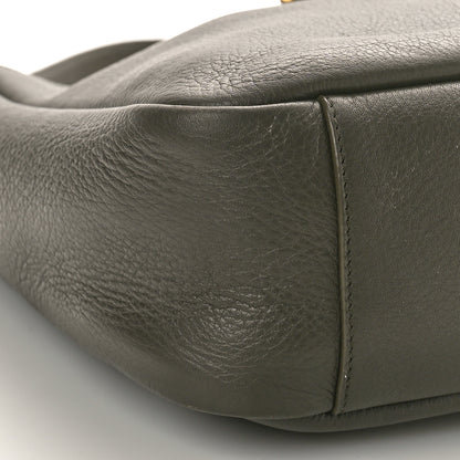 Saint Laurent Smooth Calfskin Small Le 5 A 7 Soft Hobo Light Musk 8 of 9