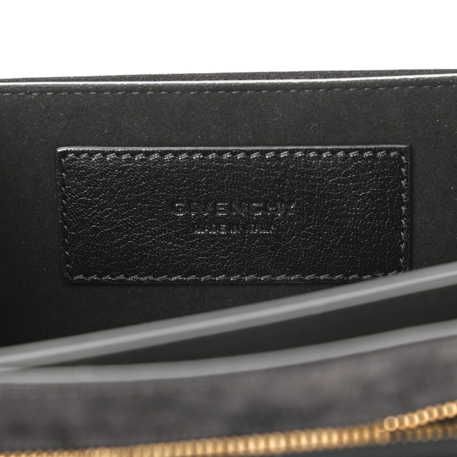 Givenchy Goatskin Suede Small GV3 Shoulder Bag Black 10 of 15