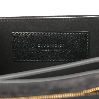 Givenchy Goatskin Suede Small GV3 Shoulder Bag Black 10 of 15