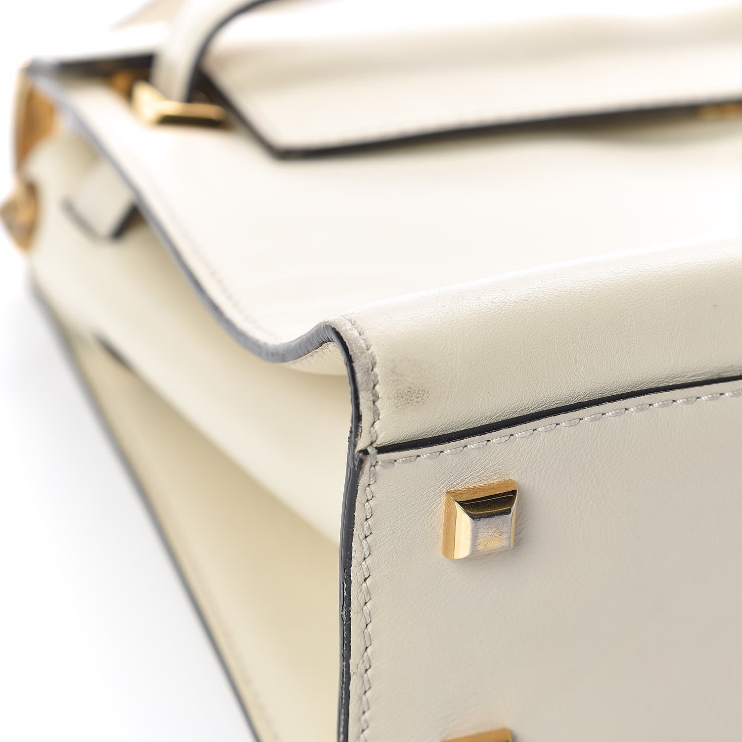 Valentino Garavani Vitello Medium My Rockstud Frame Bag Light Ivory 10 of 15