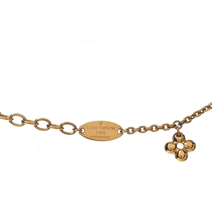 Louis Vuitton Metal Blooming Supple Necklace Gold 9 of 10