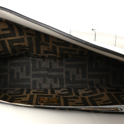 Fendi Shiny Nappa Multipocket Baguette White Ice 5 of 11