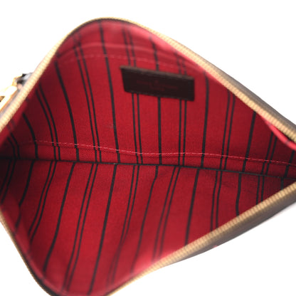 Louis Vuitton Damier Ebene Neverfull MM GM Pochette 5 of 11