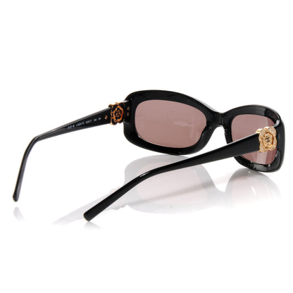 Chanel Crystal Camellia CC Sunglasses 5127-B Black 2 of 4