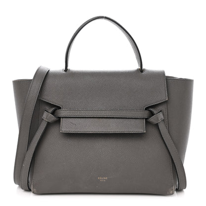 Celine Grained Calfskin Micro Belt Bag Grey 1 of 21