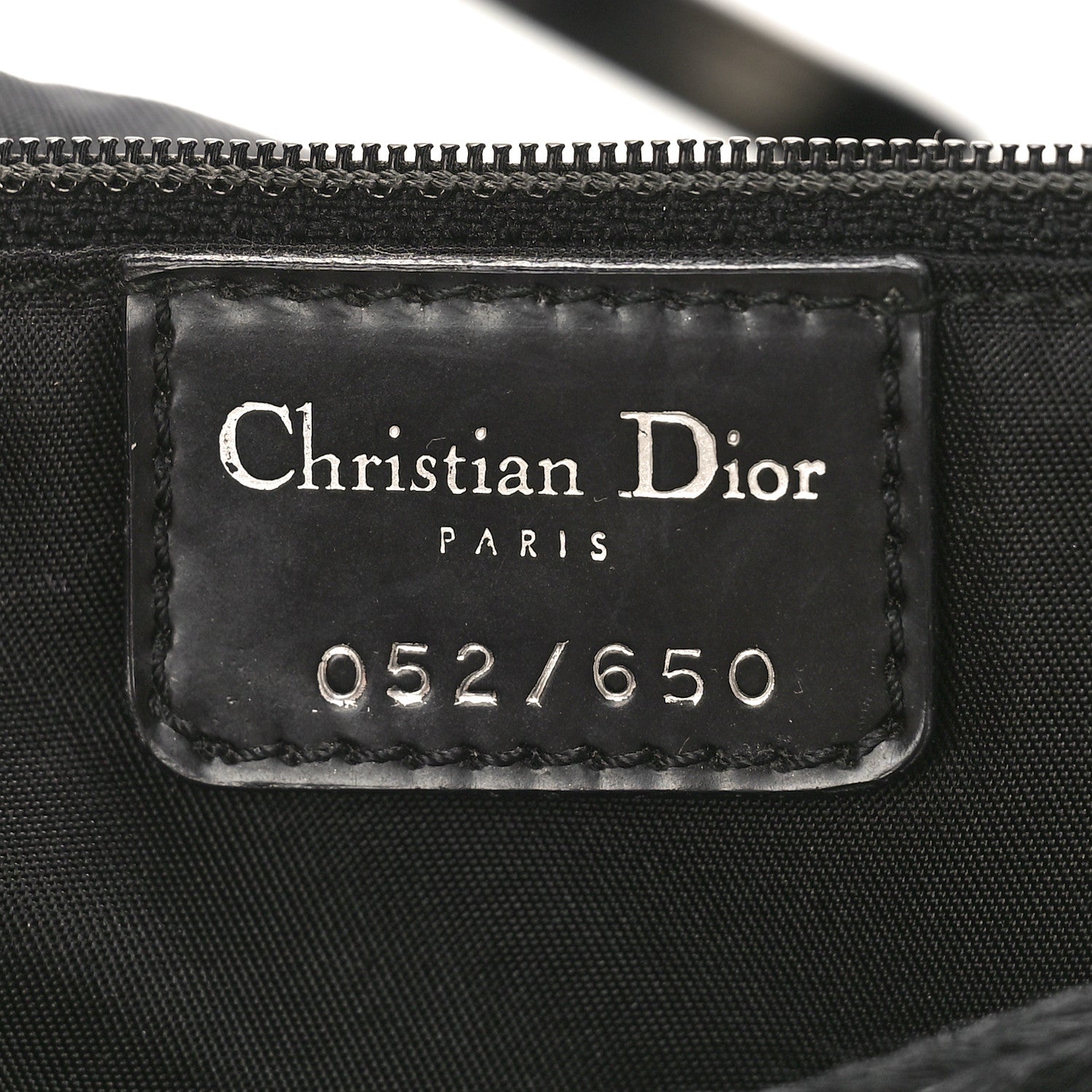 Christian Dior Embellished Pony Hair Maris Pearl Shoulder Bag Black Silver 6 of 8