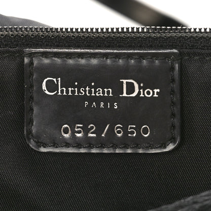 Christian Dior Embellished Pony Hair Maris Pearl Shoulder Bag Black Silver 6 of 8