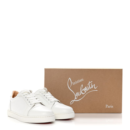 Christian Louboutin Calfskin Vieira Flat Sneakers 37.5 White 9 of 9