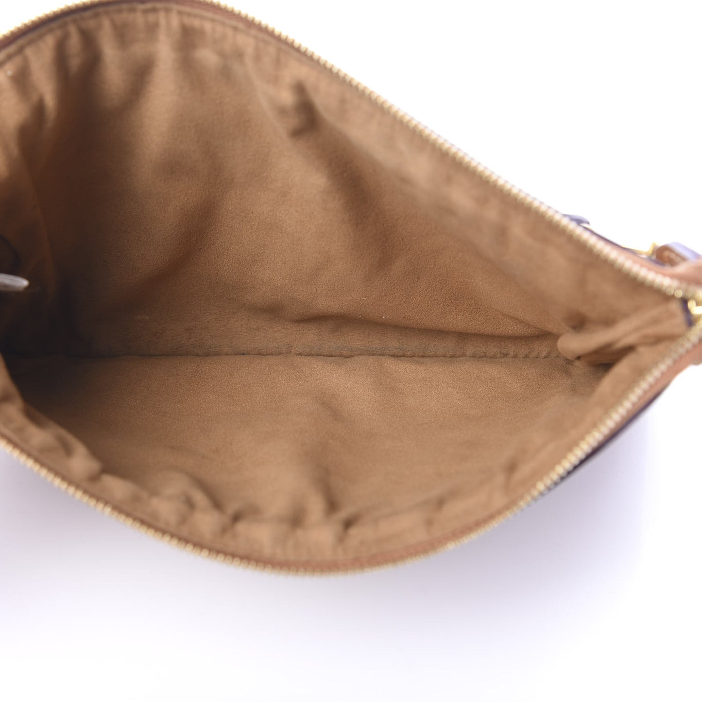 Visetos Medium Stark Wristlet Pouch Cognac