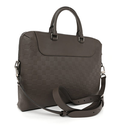 Louis Vuitton Damier Infini Porte-Documents Jour NM Granit 3 of 9