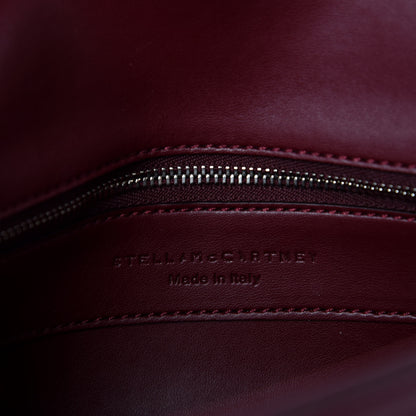 Stella McCartney Canvas Logo Crossbody Bag Burgundy 8 of 10