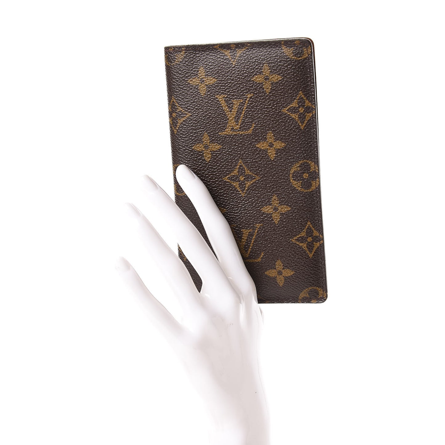 Monogram Checkbook Holder Case Wallet