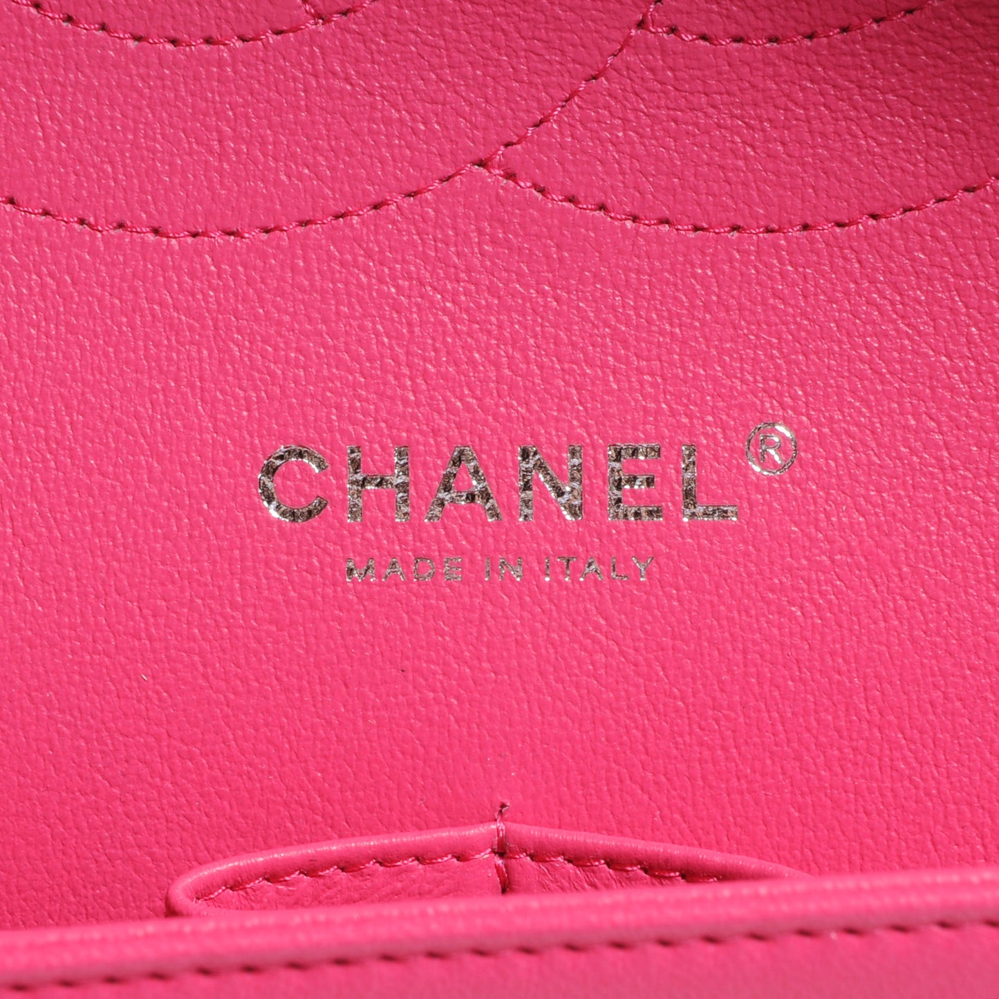 Lambskin Quilted Jumbo Double Flap Dark Pink