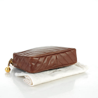 Chanel Caviar Camera Case Brown 4 of 8