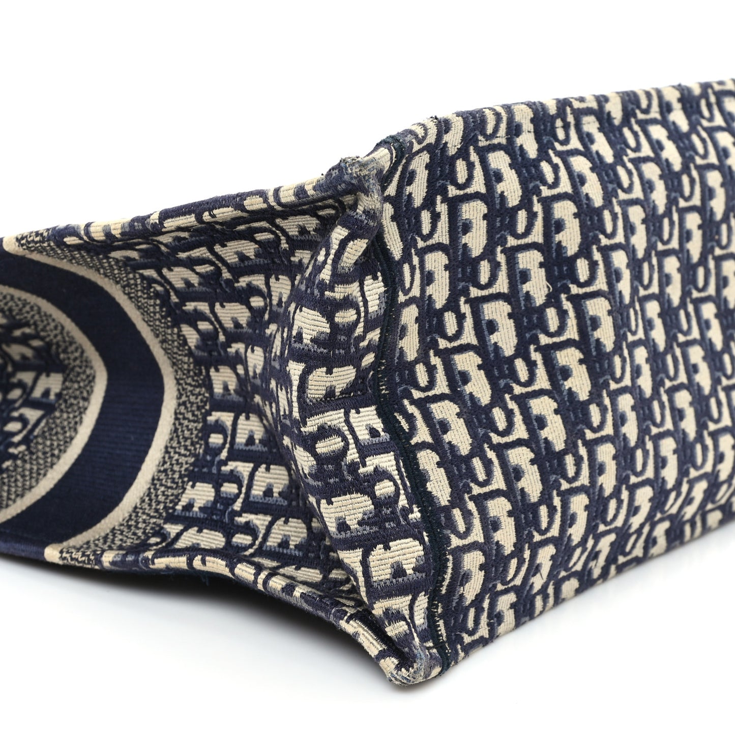 Oblique Large Book Tote Blue Multicolor