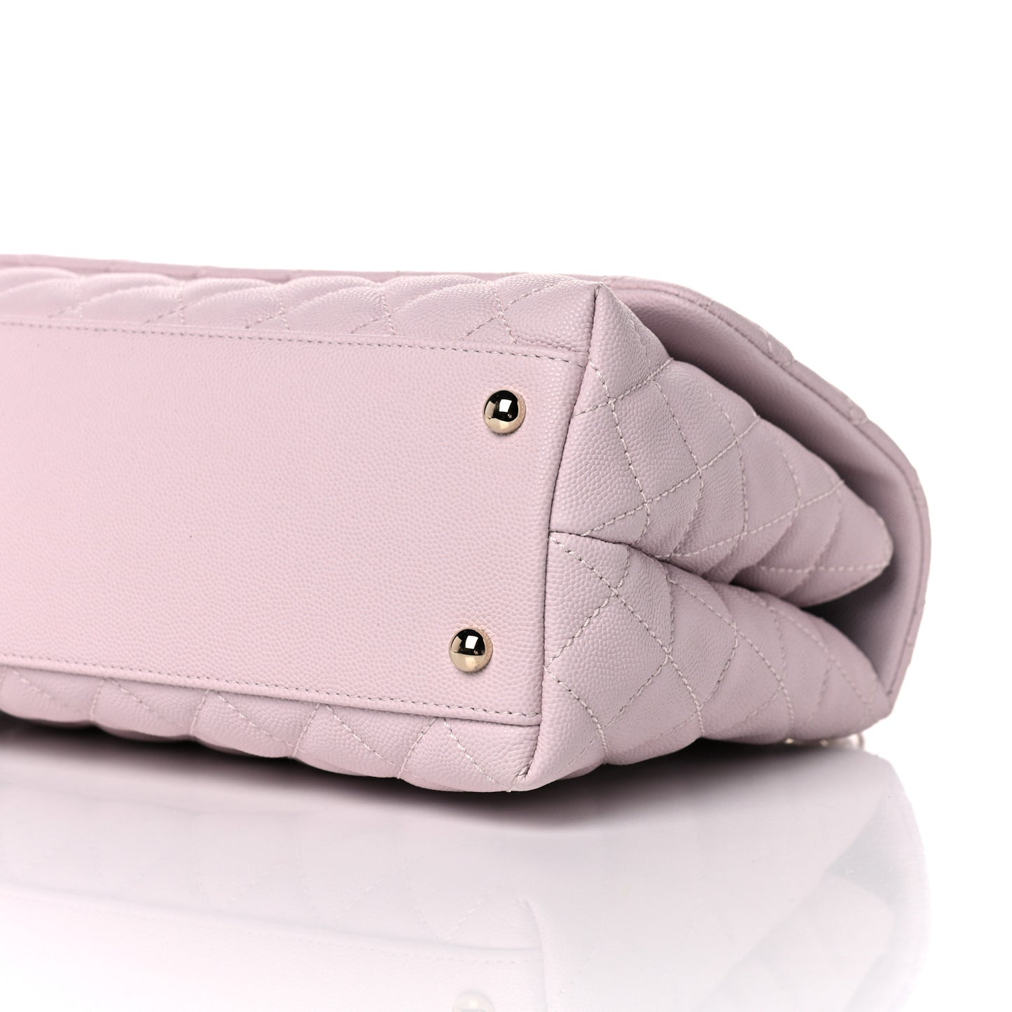Caviar Quilted Small Coco Handle Flap Lilas Lilac