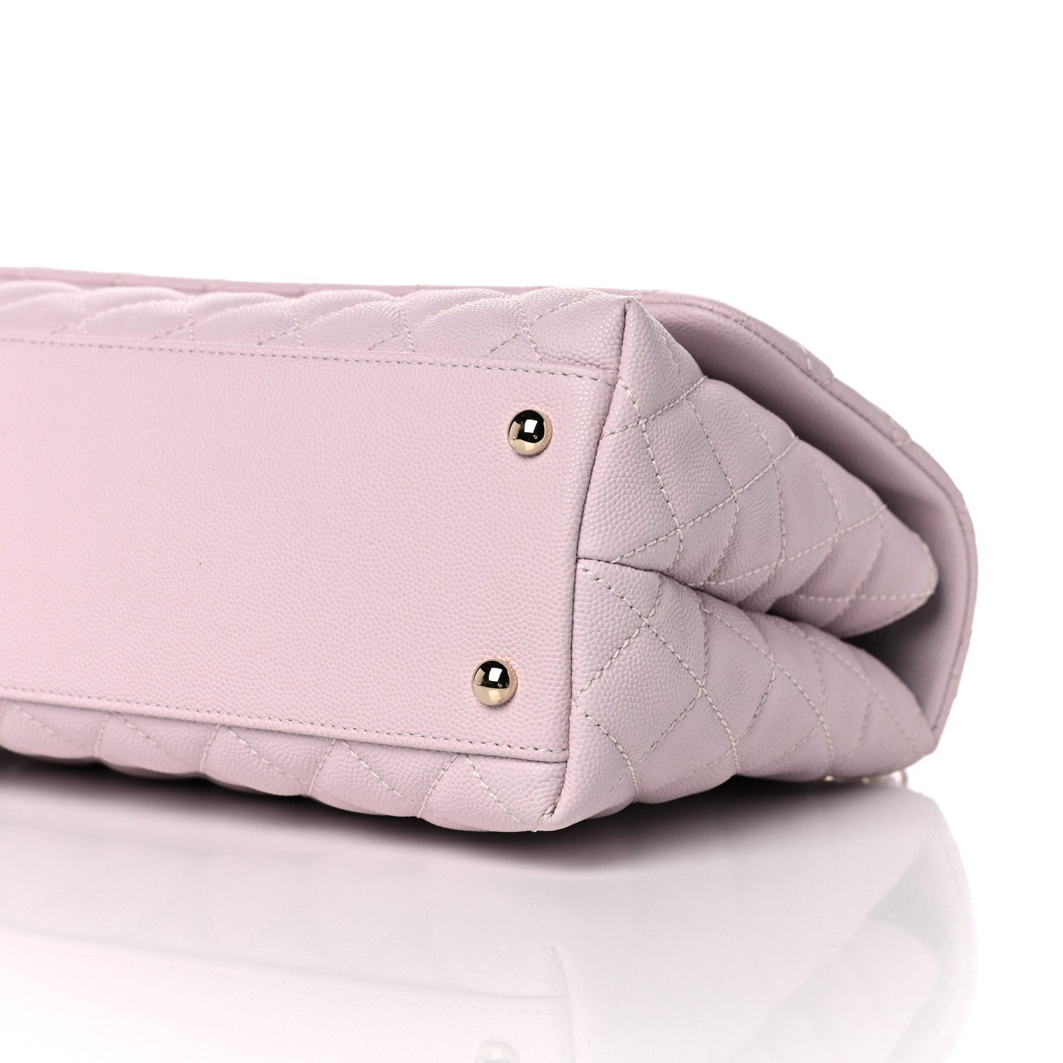 Chanel Caviar Quilted Small Coco Handle Flap Lilas Lilac 9 of 10