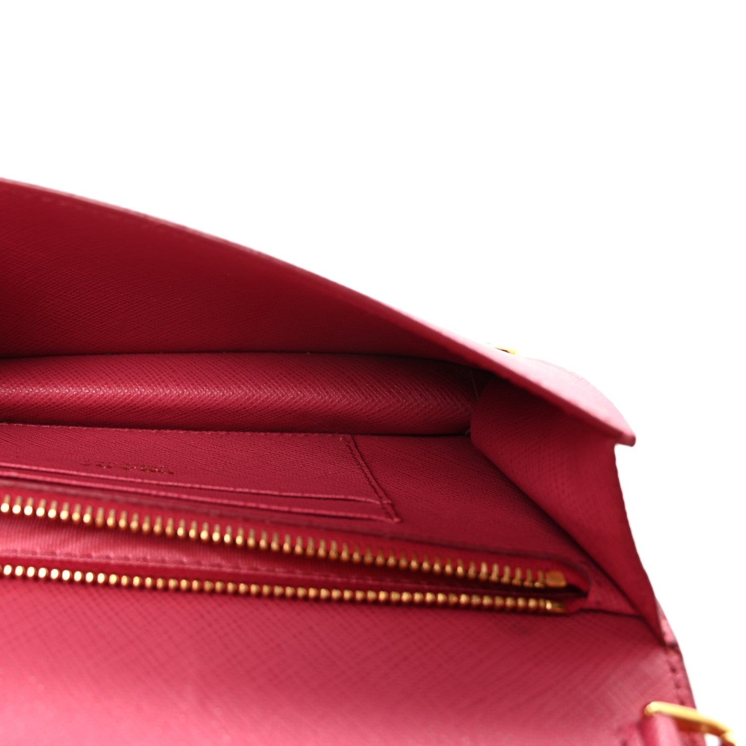 Prada Saffiano Metal Mini Crossbody Bag Peonia 5 of 10