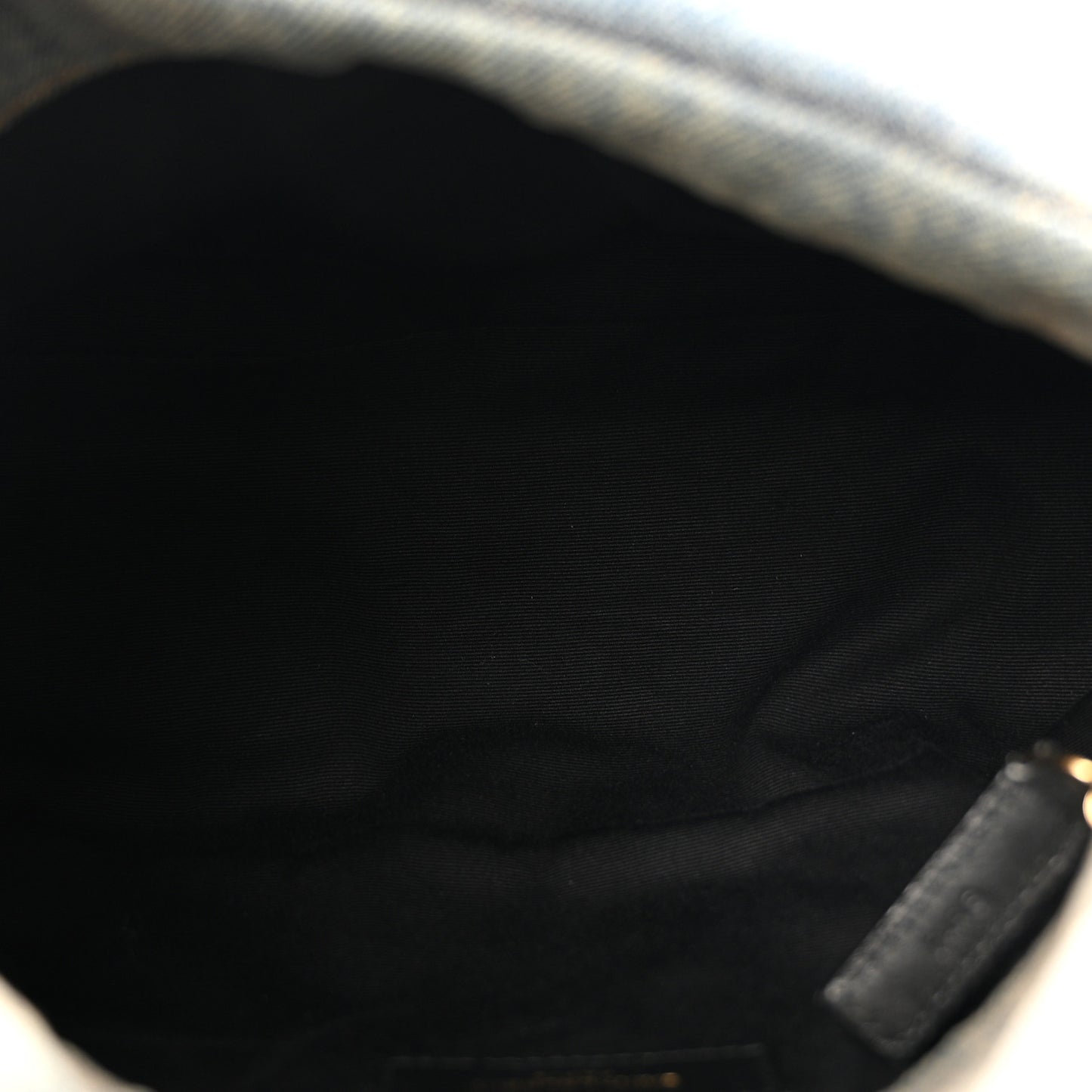 Denim Quilted Small Loulou Puffer Monogram Chain Satchel Blue Cinnamon