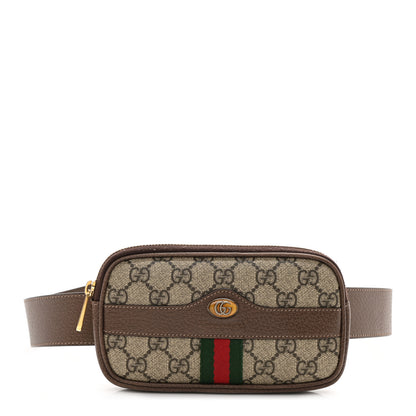 Gucci GG Supreme Monogram Ophidia Belted iPhone Case 85 34 Dark Brown 1 of 11