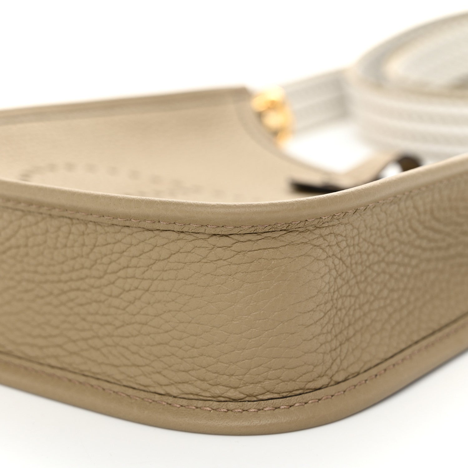Hermes Taurillon Clemence Sangle Evelyne TPM Beige Marfa 10 of 11