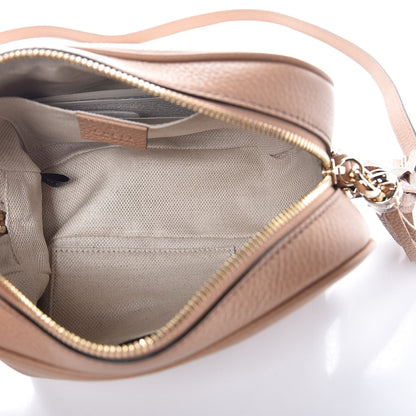 Gucci Pebbled Calfskin Small Soho Disco Bag Camelia 5 of 7